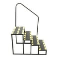 thumbnail image 4 of ChicHomey Step Ladder,Heavy Duty 4-Step Steel Step Ladder with Handrail,450 lbs Capacity, Portable for Indoor/Outdoor Use, 4 of 13