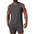 thumbnail image 7 of Men Sleeveless Shirt Set Quick Dry Tank Top for Running Beach Fitness Muscle Shirt Lightweight Breathable Athletic Wear, 7 of 7