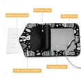 thumbnail image 4 of Square PU Leather 2 Pack Travel Tag - Bag Tag - Suitcase Tag with Privacy Cover and Stainless Steel Ring - Suitable for Travel, Backpack, and Handbag Easter Egg, 4 of 7