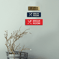 thumbnail image 5 of Basic Break Room Sign (Red) - Medium, 5 of 5