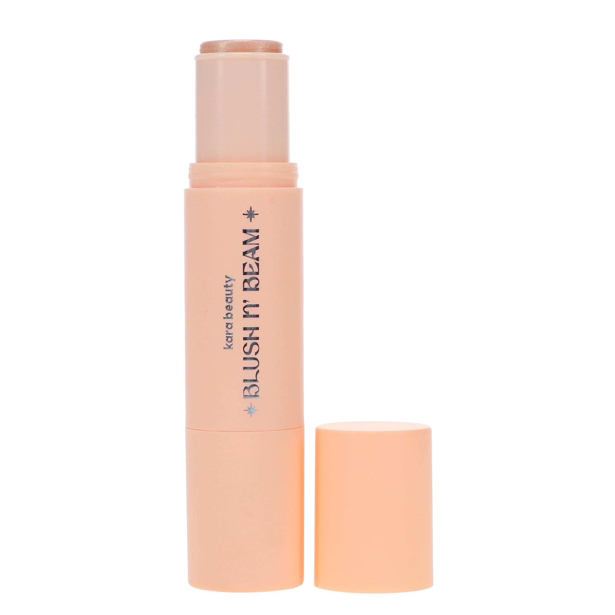 Kara Beauty Blush N' Beam Highlighter & Blush Stick Shy Pink + Crushed Pearl 0.5 oz