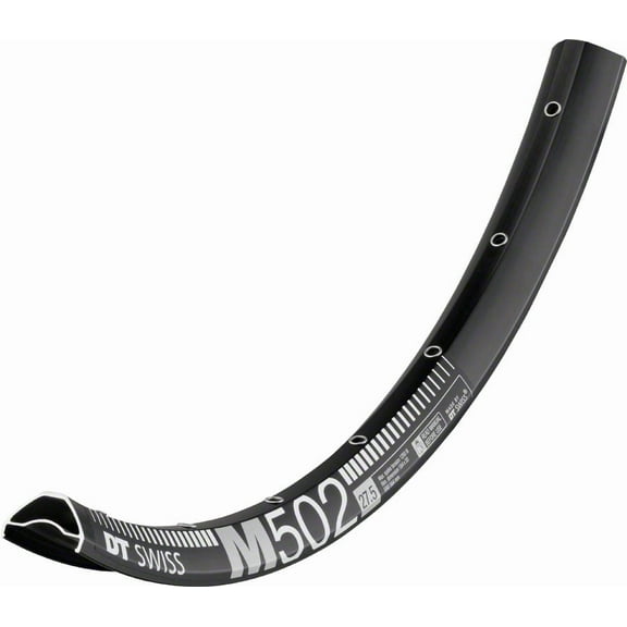 DT Swiss M 502 29" Tubeless Ready Disc Rim 28h Black Alloy All Mountain 700c