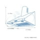 thumbnail image 2 of Campana de Cocina 2000 80 CM ACERO INOXIDABLE SANAIRE, 2 of 2