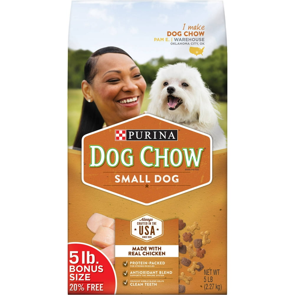 Purina Dog Chow Small Dog Dry Dog Food 5 lb Bag Walmart