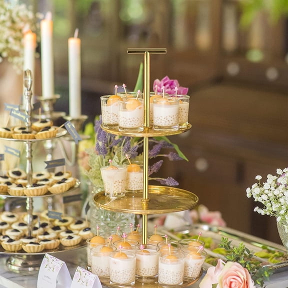 Multi Style Two Or Three Tier Cake Stand Fittings Hardware Holder For Wedding, Includes One T Shaped Cake Stand