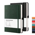 thumbnail image 1 of Cuaderno RETTACY reglas, 2 unidades - Cuadernos cuero gruesos, 376 páginas numeradas, tapa dura, papel 100gsm 5.75'' × 8.38'', 1 of 3