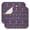 Pioneer Flower Floral-3, variant on Pioneer Flower Floral Print Pattern Kitchen Dish Drying Mat 1 Pack, Ultra Absorbent Microfiber Drainer Mat, 16"x18"