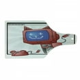 thumbnail image 1 of Whimsical Cutting Board, Funny Computer Cat and Mouse Characters Cartoon, Decorative Tempered Glass Cutting and Serving Board, in 3 Sizes, by Ambesonne, 1 of 2