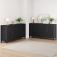 thumbnail image 3 of Heynemo 60" Sideboard with Storage, Accent Buffet Cabinet with Adjustable Shelves, Perfect for Entryway, Living Room, Dining Room, Bedroom, Black, 3 of 10