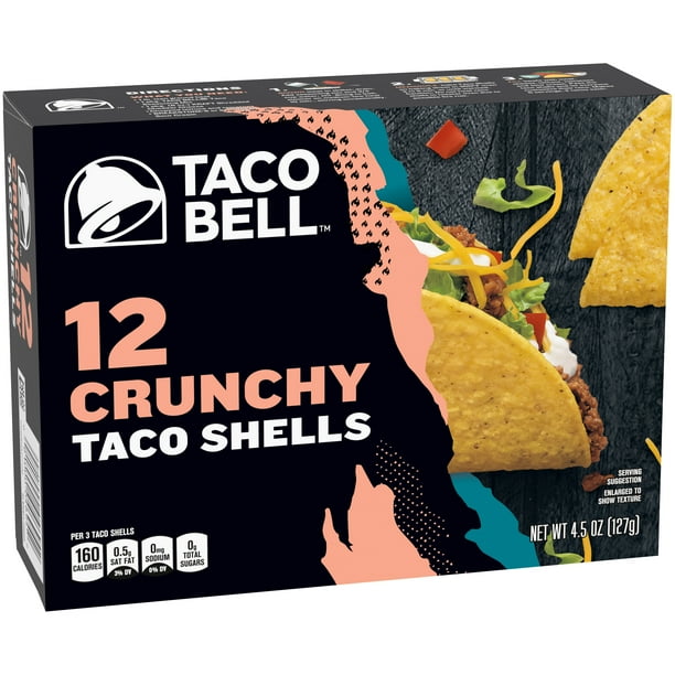 Taco Bell Crunchy Taco Shells, 12 ct 4.5 oz Box