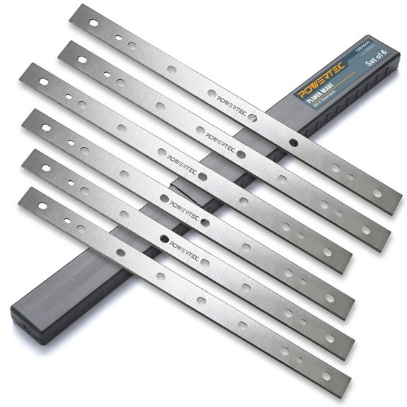 POWERTEC 6PK 13 Inch Planer Blades for DeWalt DW735, DW735X Planer, Replacement for DW7352 Planer Knives (12800DD)