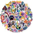 thumbnail image 1 of Paquete de pegatinas Tie Dye, 50 unidades, Rainbow Graffiti, 1 of 2