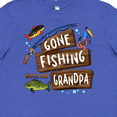 thumbnail image 4 of Inktastic Gone Fishing with My Grandpa Youth T-Shirt, 4 of 5