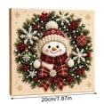 thumbnail image 3 of Guodhu Classic Christmas snowman wreath theme with multiple festive design options for versatile holiday decorating(1), 3 of 8