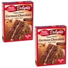 Pack of 2 - Betty Crocker Delights Super Moist German Chocolate Cake Mix 13.25 oz