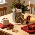 thumbnail image 5 of Clearance! Christmas Tree Cash Gift Holder Ornament, 2026 Acrylic Stocking Money Holder, Indoor Outdoor Home Decor, Christmas Decorations for Xmas Tree Holiday Gifting, 5 of 7