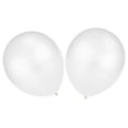 thumbnail image 3 of 100pcs 12 Inch Bright Color Latex Metallic Balloons (White), 3 of 6