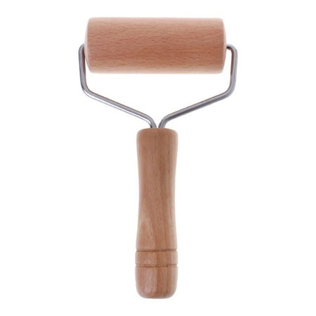 

FAIOIN for T Shaped Wooden Rolling Pin Hand Roller For Pastry Fondant Biscuit Dough Cha