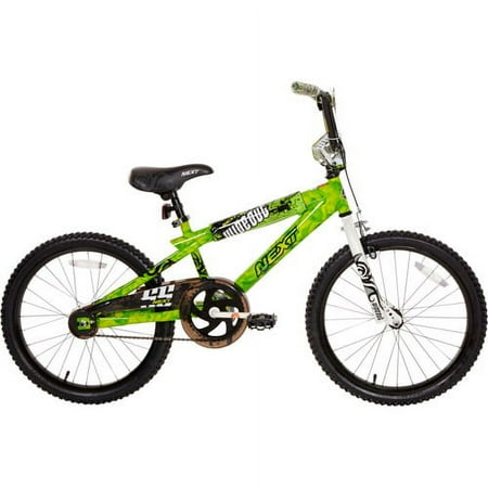 20" Next Boys' Wipeout BMX Bike, Green