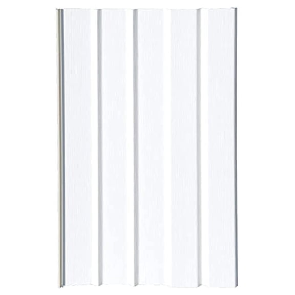 Mobile Home Skirting Vinyl Underpinning Panel White 16" W x 28" L (Pack of 8)