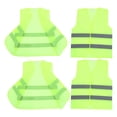 thumbnail image 4 of Shisuyan 4 Pcs Gilets de Cyclisme Haute Visibilité Gilets de Sécurité Réfléchissants pour Travaux de Construction Extérieurs Sécurité Routière Assainissement, 4 of 8