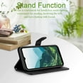 thumbnail image 4 of A23 5G Case Wallet/for Galaxy A23 5G Phone Case,Card Holder Leather Stand,Wrist Strap, Closure,A23 5G Flip Cases Folio Pattern Shockproof Protective Cover for Samsung Galaxy A23 (Black), 4 of 14
