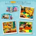 thumbnail image 2 of Hogokids Castle Dairy Bakery Store Building Set with LED Light, 1689 PCS City Street House Building Blocks Model Kit, Modular Architecture Display Set for Adults Teens 12+, 2 of 9