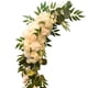 thumbnail image 4 of Bewildely 2 piezas Hermosa decoración de flores artificiales Bajo mantenimiento y amplias flores de boda para interiores o exteriores Elegante Decoración del hogar F2-2 931Champagne Pi, 4 of 6