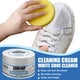thumbnail image 1 of Crema limpiadora multifuncional para calzado, pequeña crema blanca para calzado (100 g), cepillo especial para calzado deportivo, limpiador de calzado y eliminador de óxido., 1 of 9