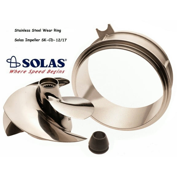 Solas Sea Doo Spark Impeller SK-CD-12/17 & Stainless Wear Ring