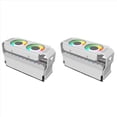 thumbnail image 1 of 2X PC Case RAM Memory Module ARGB Cooler DDR3 to DDR5 5V 3Pin PWM 4Pin Light Sync 120mm Dual Fans Cooling Radiator White,2 x RAM Cooler,White, 1 of 4