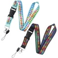 thumbnail image 1 of KAKOWELY 2Pcs Anti-lost Card Lanyards Multi-function Phone Straps Decorative Phone Lanyards,22.05X"X1.18"X0.08", 1 of 4