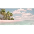 thumbnail image 2 of Calascibetta, Mike 14x9 White Modern Wood Framed Museum Art Print Titled - Pink Sand and Palms, 2 of 4
