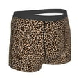 thumbnail image 2 of KLL Brown Leopard Men's Cotton Boxer Briefs Underwear-Medium, 2 of 8