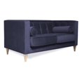 thumbnail image 5 of Love Seat Poole SofaMatch, Tela Quantum, Patas Natural azul, 5 of 5