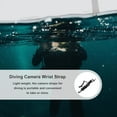 thumbnail image 2 of OHOIOLLA Diving Camera Lanyard 1Set Spring Design Black Plastic Cloth Anti Lost Safety Rope for Underwater Diving 140cm, 2 of 8