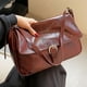 thumbnail image 3 of Bolso bandolera retro para mujer con hebilla bolso de mano simple bolso diario para mujer, 3 of 9