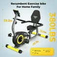 pooboo recumbent bike
