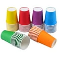 thumbnail image 7 of DIY Paper Cups [10 Count(15 Color)] Multicolor Paper Cups For Weddding Party Picnic BBQ Travel and Event Disposable Paper Cups Drink Cups for Beverage Birthday Party Supplies(White,3x3x3.3"), 7 of 7
