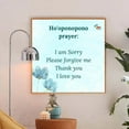 thumbnail image 3 of Ho'oponopono Prayer Hawaiian Prayer Meaning (1) Wall Art Poster Canvas Paintings for Living Room Bathroom Kitchen Decor Aesthetic Home Office Wall Prints, 3 of 4