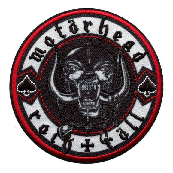 Motörhead Rock N Roll Patch 1987 Album Embroidered Iron On