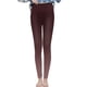 thumbnail image 1 of Gibobby Leggings de cintura alta Leggings adecuados para mujer Pantalones casuales Elástico de cintura alta Patrón retro Impreso Forro polar Capris Termal Longitud total, invierno（Vino， M), 1 of 5