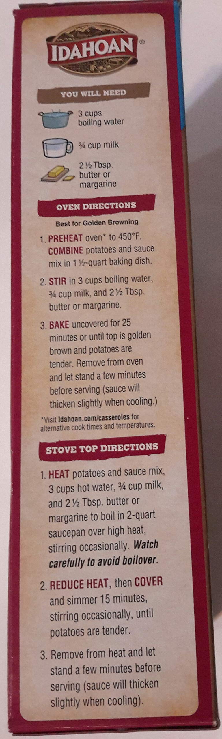 Idahoan, Au Gratin Casserole Family Size (Pack of 4)