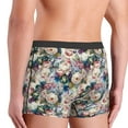 thumbnail image 3 of Disketp Colorful Flowers Men's Boxer Briefs,Soft and Breathable Cotton Underwear with ComfortFlex Waistband, 3 of 7