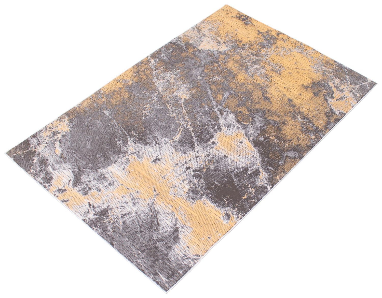 ECARPET Marble Textured Area Rug, Contemporary Carpet for Living Room, Sandstone Collection