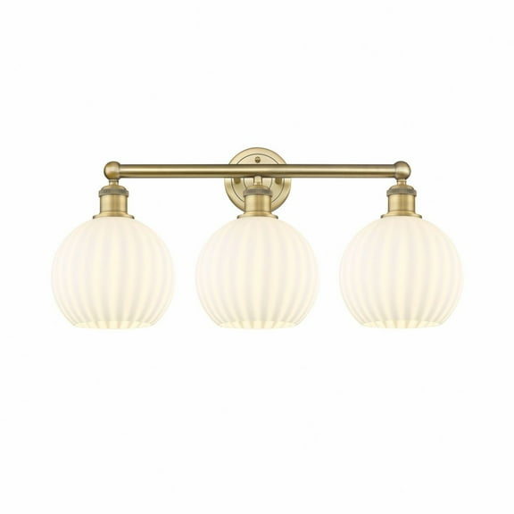 Innovations Lighting - White Venetian - 3 Light Bath Vanity In Modern