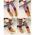 thumbnail image 2 of Milue Leg Warmers for Women Girls Loose Legs Warmer Party Knitted Winter Sports Socks Leggings, 2 of 21