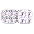 thumbnail image 7 of Daiia Lavender Flowers 2PCS Car Windshield Sun Shade, Foldable Sun Shield for Car Front Window, Auto Sun Blocker Visor Protector Universal for Truck SUV Pickup-Large, 7 of 7