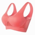 thumbnail image 1 of Sujetador sin costuras de cobertura completa para mujer con acolchado extraíble, sujetador deportivo de malla ahuecado con ventilación para una experiencia cómoda, 1 of 5