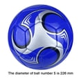 thumbnail image 4 of Balón de fútbol desinflado, tamaño 5, balón de fútbol profesional, PVC, fútbol interior y exterior, 4 of 7